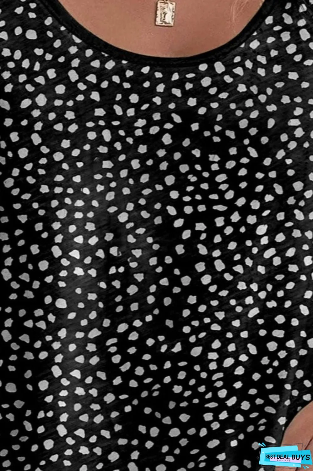 Printed Round Neck Cami