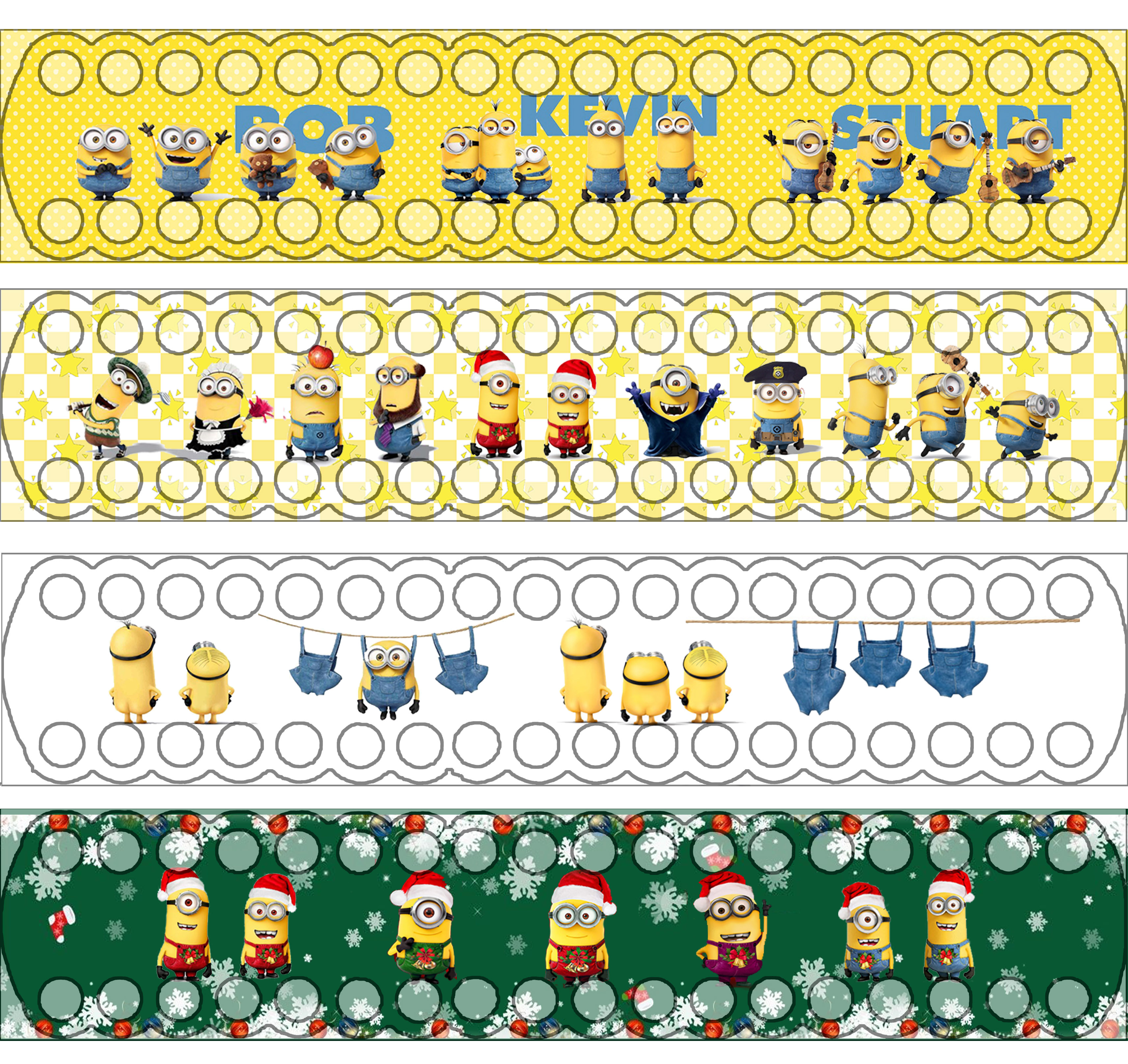 SBX39 [with number] [4 sets of Minions wire boards] Painting Fairy Cross Stitch