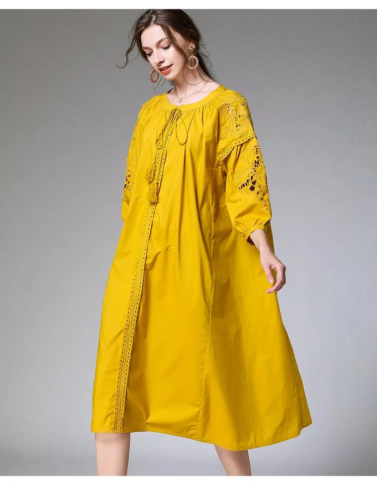 Women's new fashionable embroidered dress