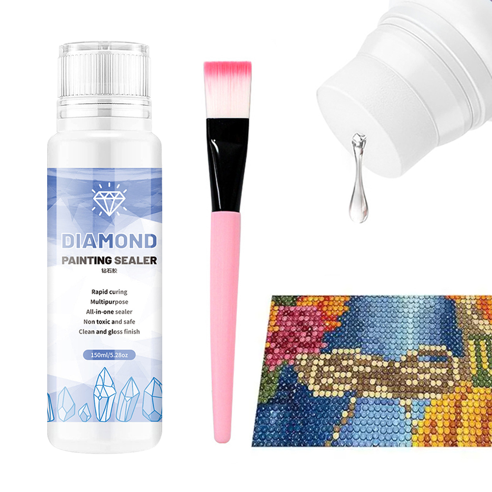 150ml Diamond Painting PVA Brightening Adhesive Sealer