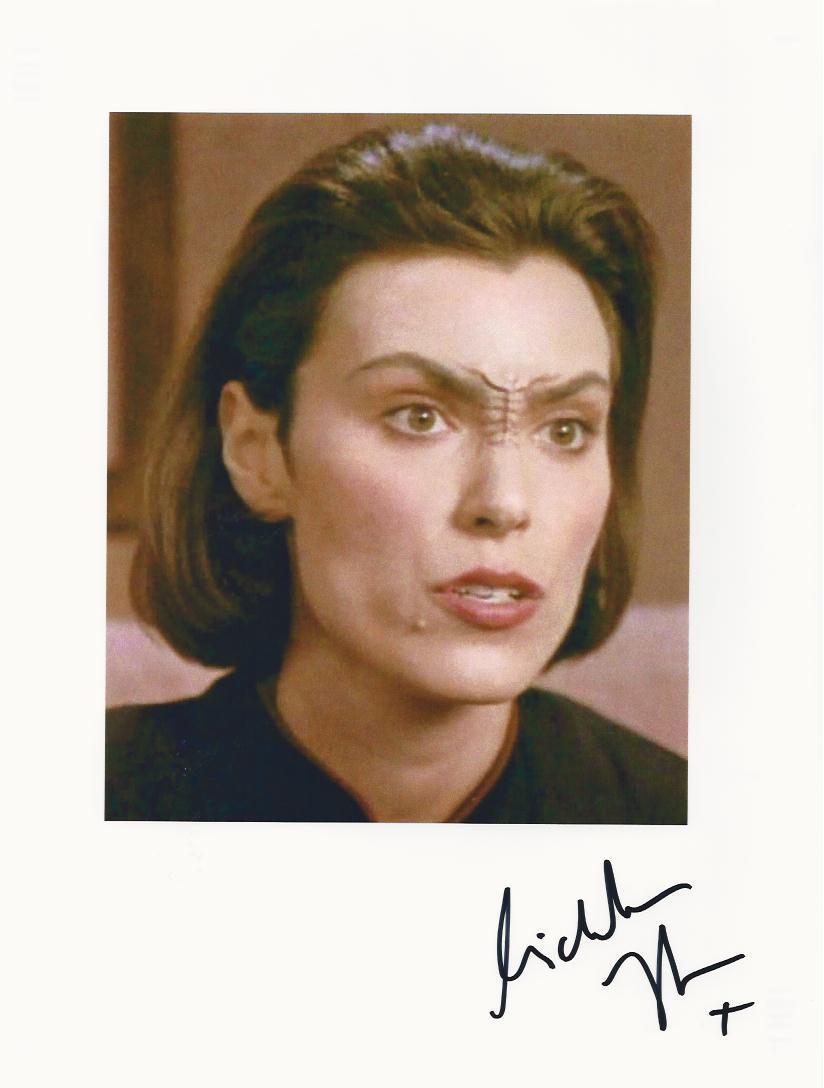 Michelle Forbes - Star Trek TNG signed Photo Poster painting