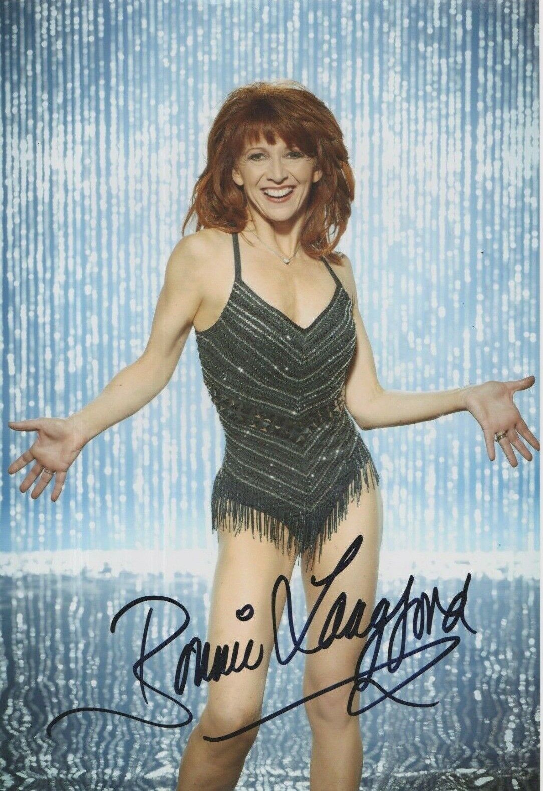 Bonnie Langford **HAND SIGNED** 12x8 Photo Poster painting ~ Dancing On Ice ~ AUTOGRAPHED