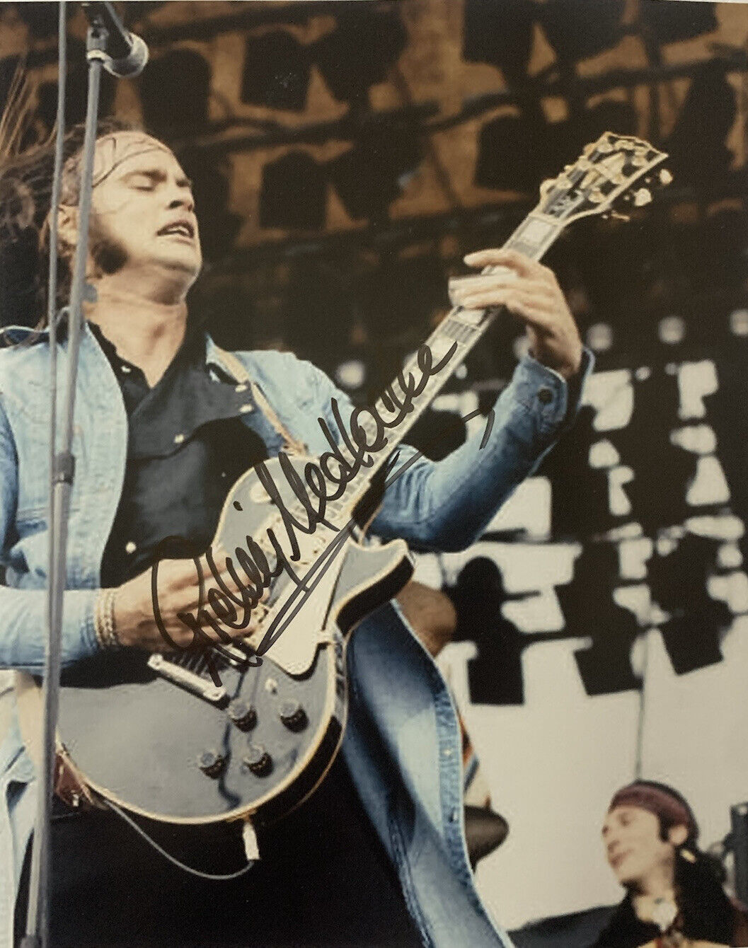 RICKEY MEDLOCKE HAND SIGNED 8x10 Photo Poster painting LYNYRD SKYNYRD GUITARIST AUTOGRAPH COA