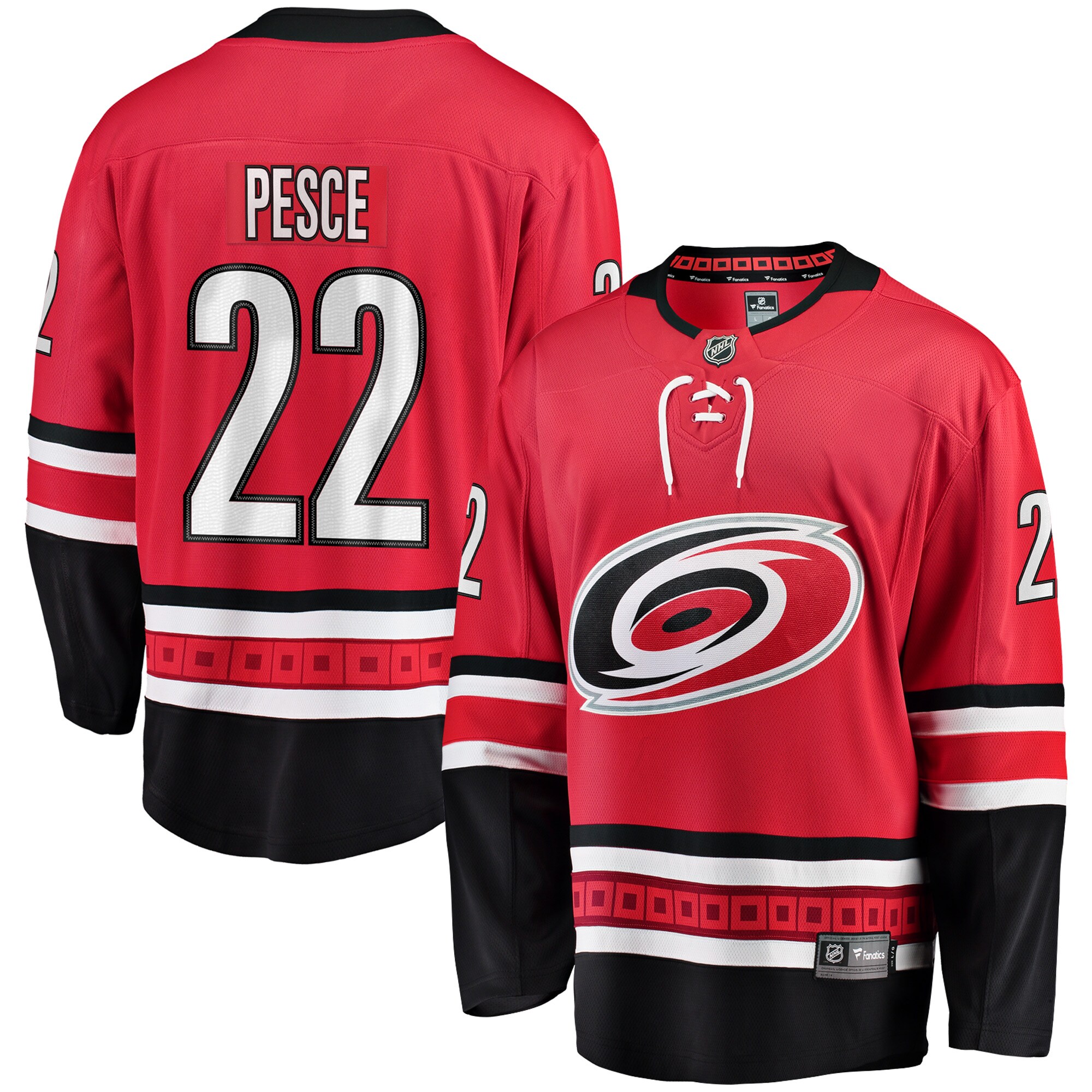 Brett Pesce Carolina Hurricanes Fanatics Alternate Breakaway   Jersey &ndash; Red mysite