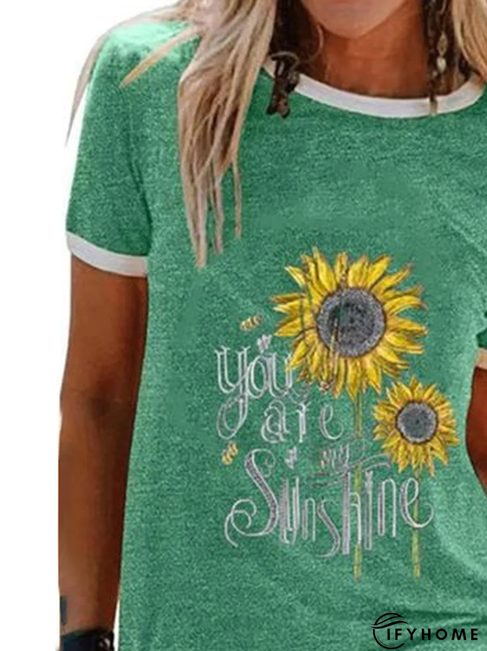 Vintage Crew Neck Cotton T-shirt | IFYHOME