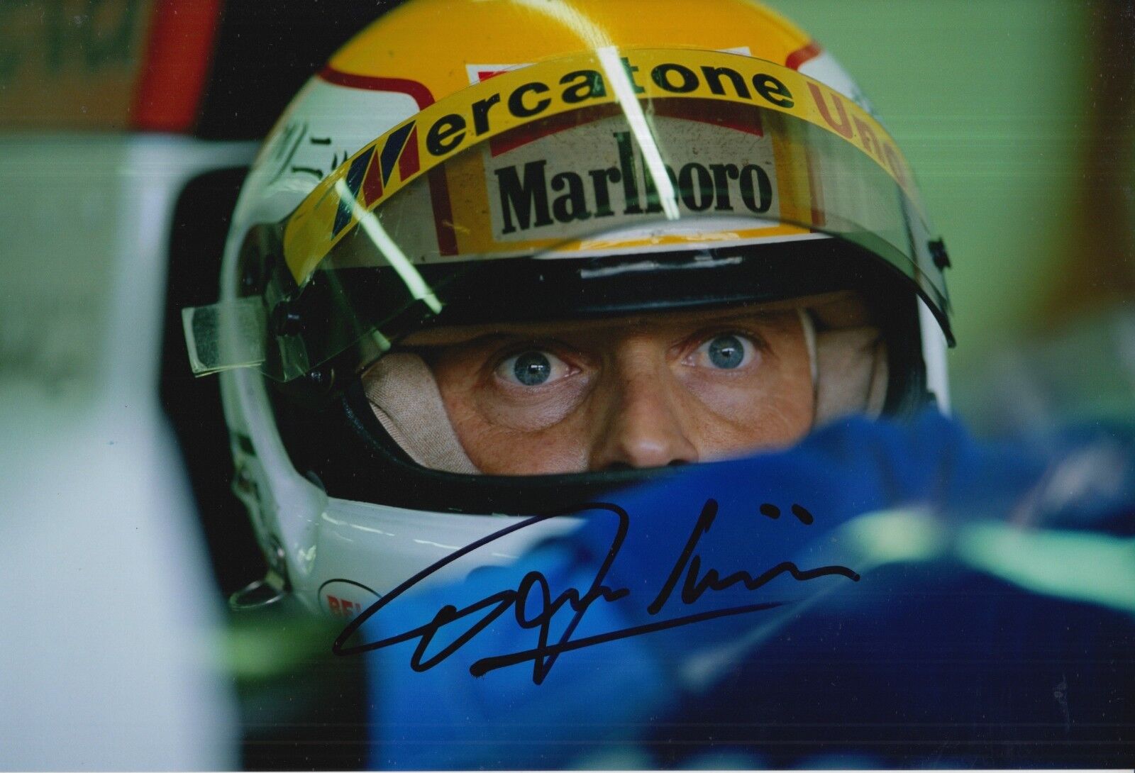 Pierluigi Martini Hand Signed Formula 1 12x8 Photo Poster painting F1 5.