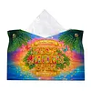 DIY Diamond Art Tissue Box Holder Best Mom PULeather Diamond Art Desktop Organizer Resin Rhinestone Storage Organizers Gem Art Home Office Decor Craft Gift for Women
