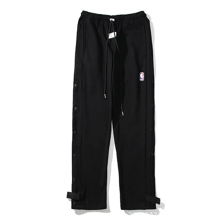 Fog Essentials Pants Autumn and Winter Joint Name Small Hook NBA Side Breasted Velcro Button Trousers