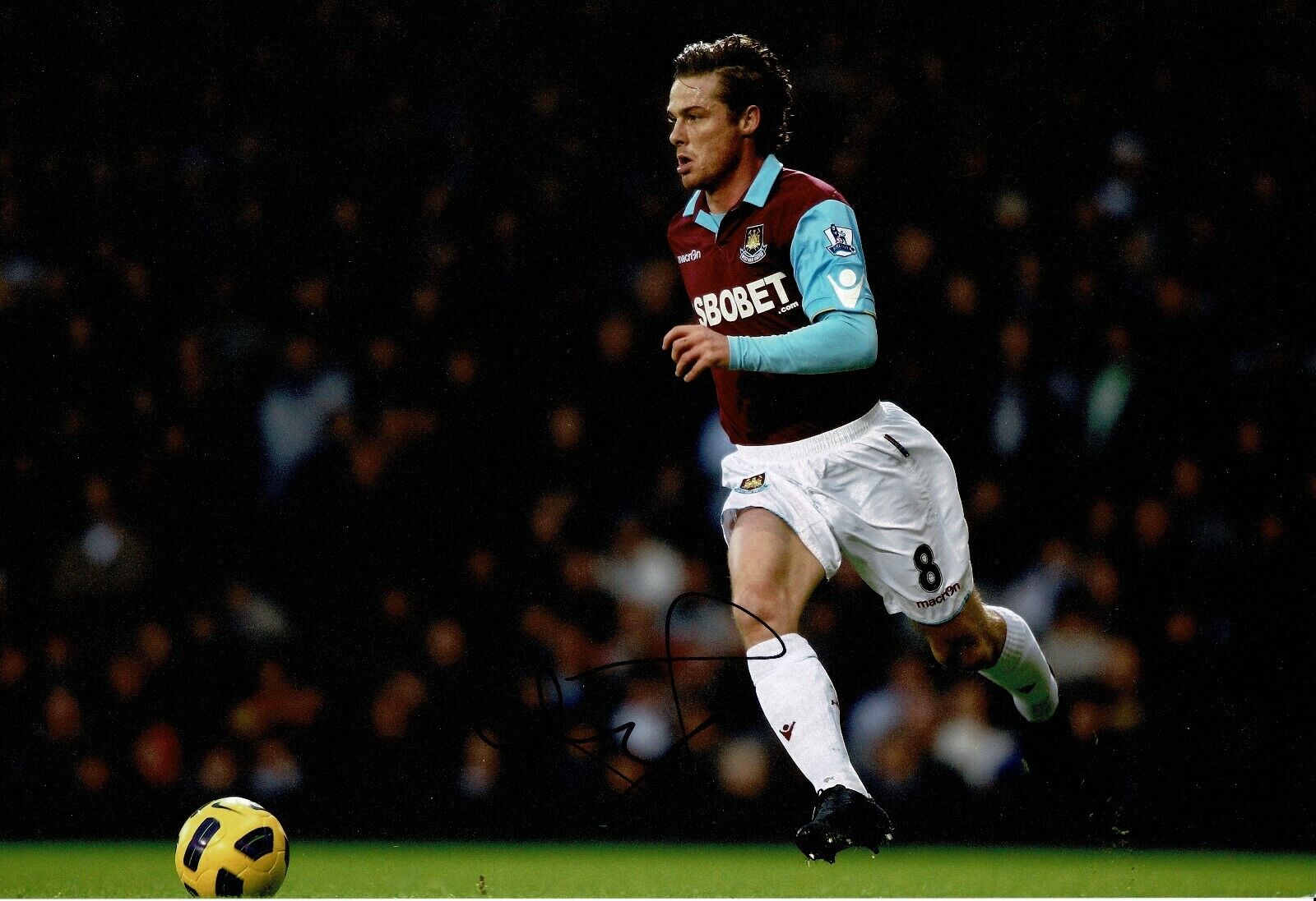 Scott Parker Signed 12X8 Photo Poster painting West Ham United GENUINE SIGNATURE AFTAL COA (1623