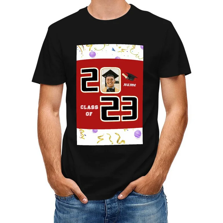 Graduation Celebrating Designable Short Sleeve T-Shirt