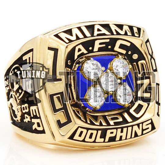 1984 Miami Dolphins AFC Championship Ring replica sports rings