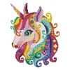 Unicorn-14CT Stamped Cross Stitch Kit(22x30cm)