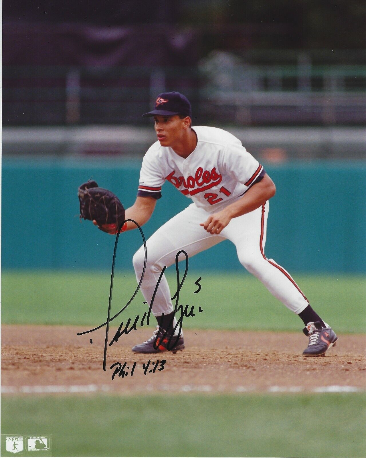 Signed 8x10 DAVID SEGUI Baltimore Orioles Autographed Photo Poster painting - COA