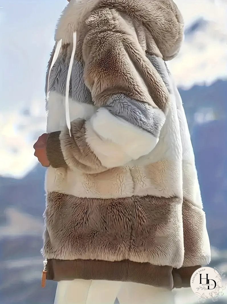 Trendy Tie-Dye Hooded Jacket