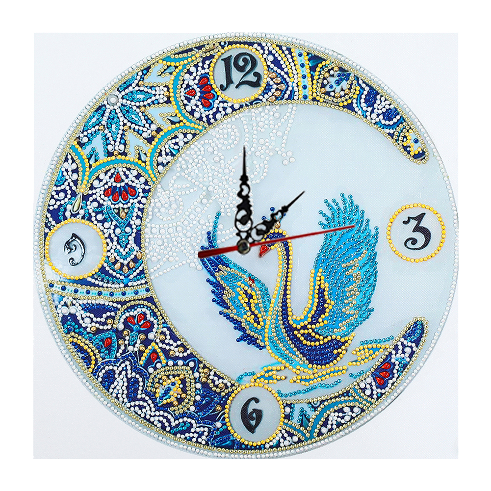 

Swan - 5D DIY Craft Clock - 35*35CM, 501 Original