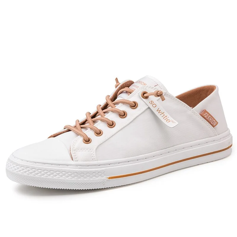 New canvas shoes, sneakers, sports casual white shoes, casual sports shoes, can step on the heel, lazy low-top canvas shoes