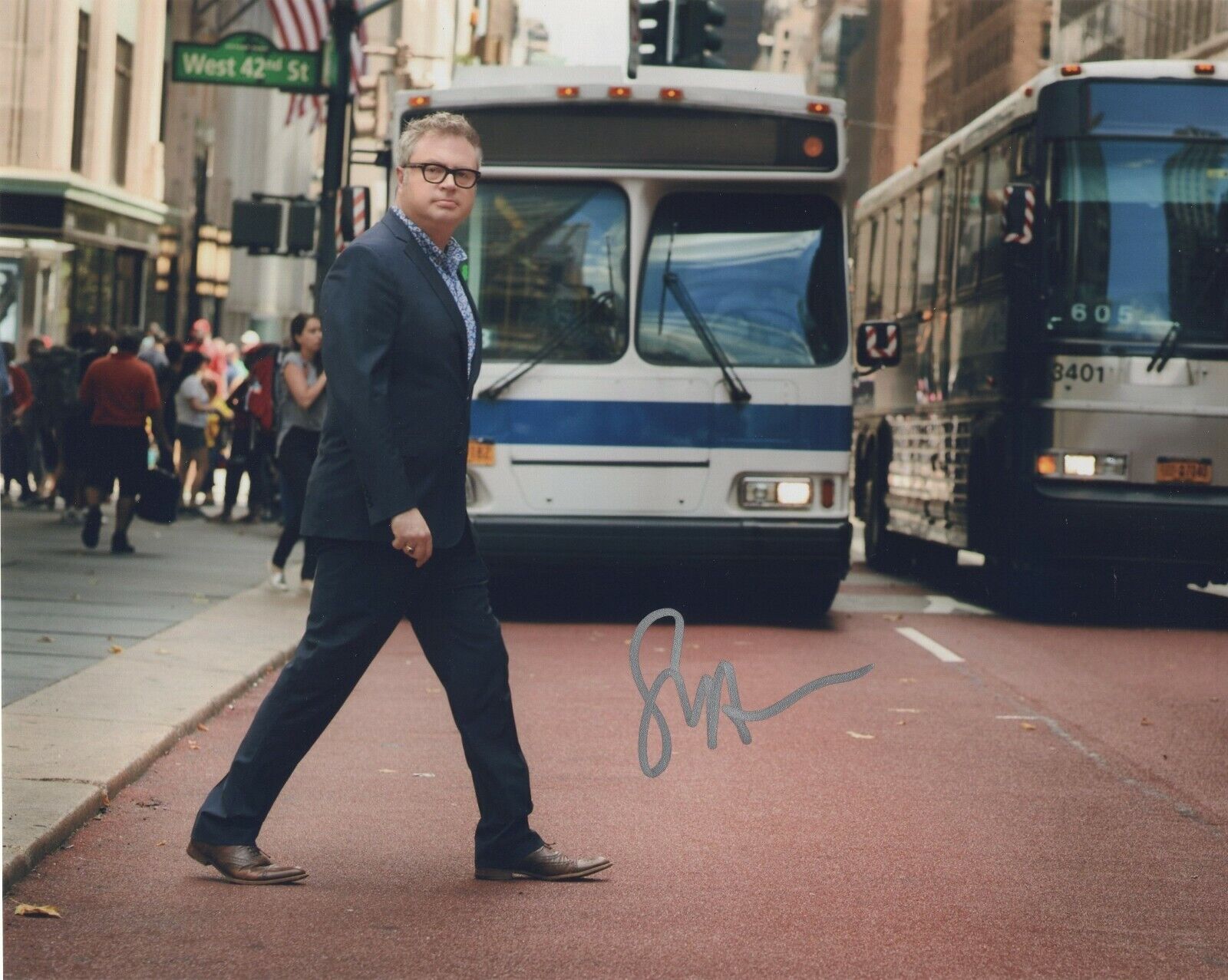 STEVEN PAGE SIGNED AUTOGRAPH 8X10 Photo Poster painting BARENAKED LADIES PROOF #2