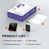 Wired To Wireless Carplay & Android Auto CarPlay Dongle BT 5.3 Mini Adapter Box