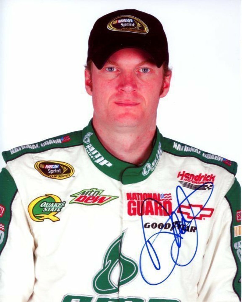 Dale earnhardt jr. signed autographed nascar Photo Poster painting