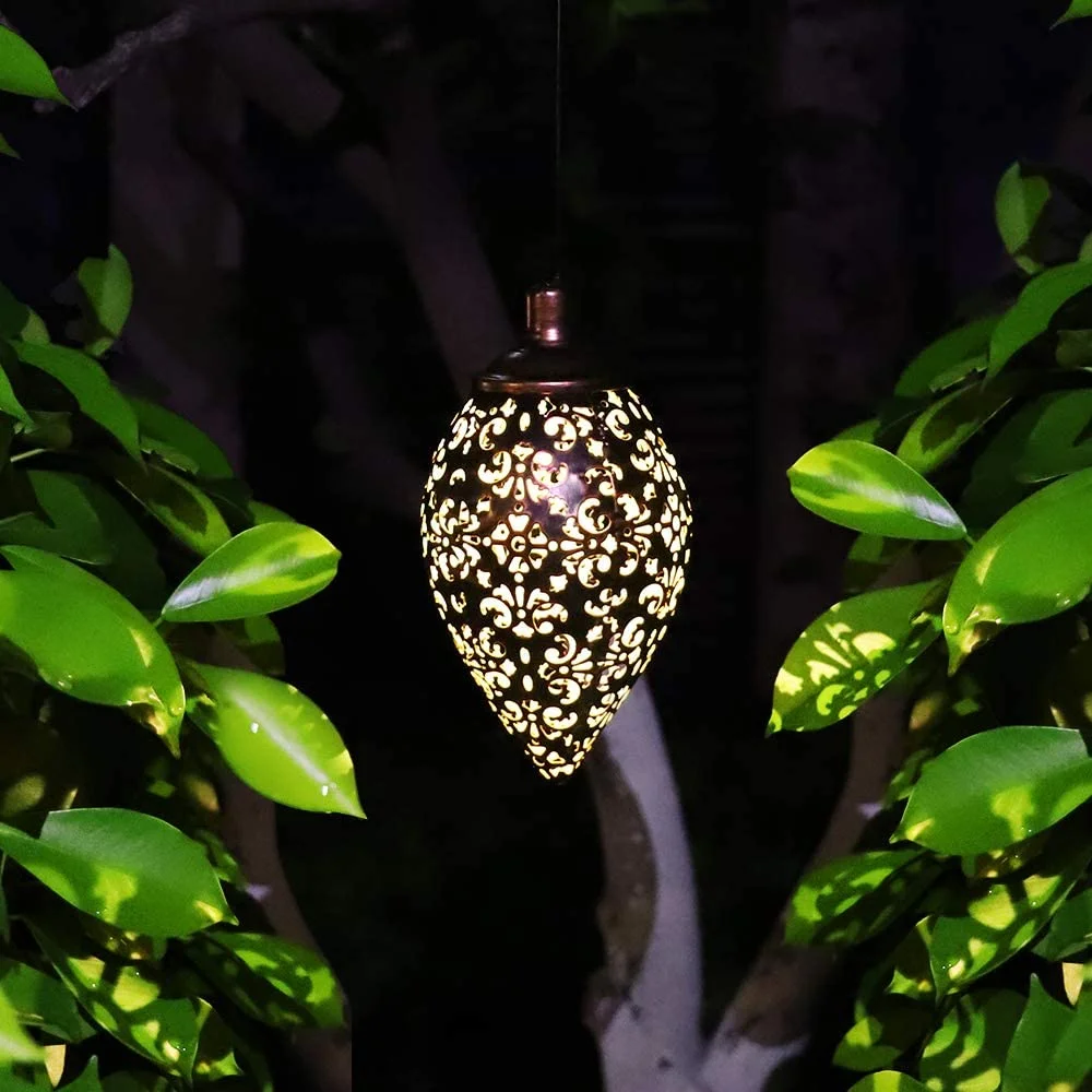 Christmas Garden Lights-Outdoor Hanging Garden Lights Metal Lamp for Patio