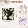 (US Only)Paint By Numbers Kit On Canvas DIY Oil Art Girl Picture Home Wall Decor40x40cm