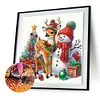 Diamond Painting-DIY Crystal Rhinestone Xmas Elk