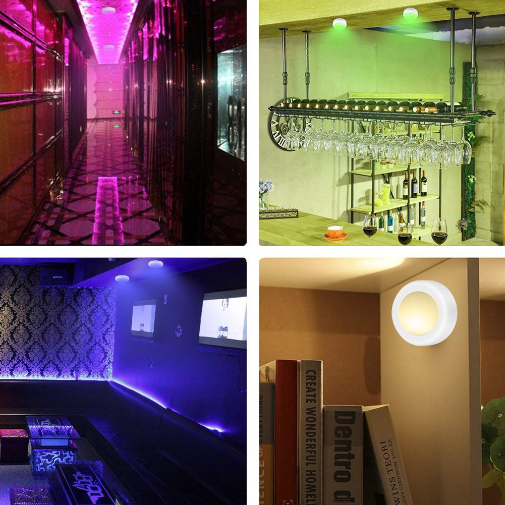 

LED Touch Cabinet Light Dimmable Wireless Night Lamps with Remote Control, 6pcs, 501 Original