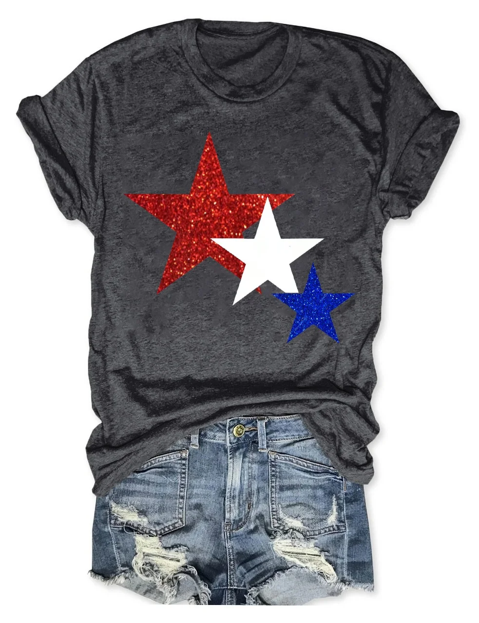 Glitter 4th of July T-Shirt