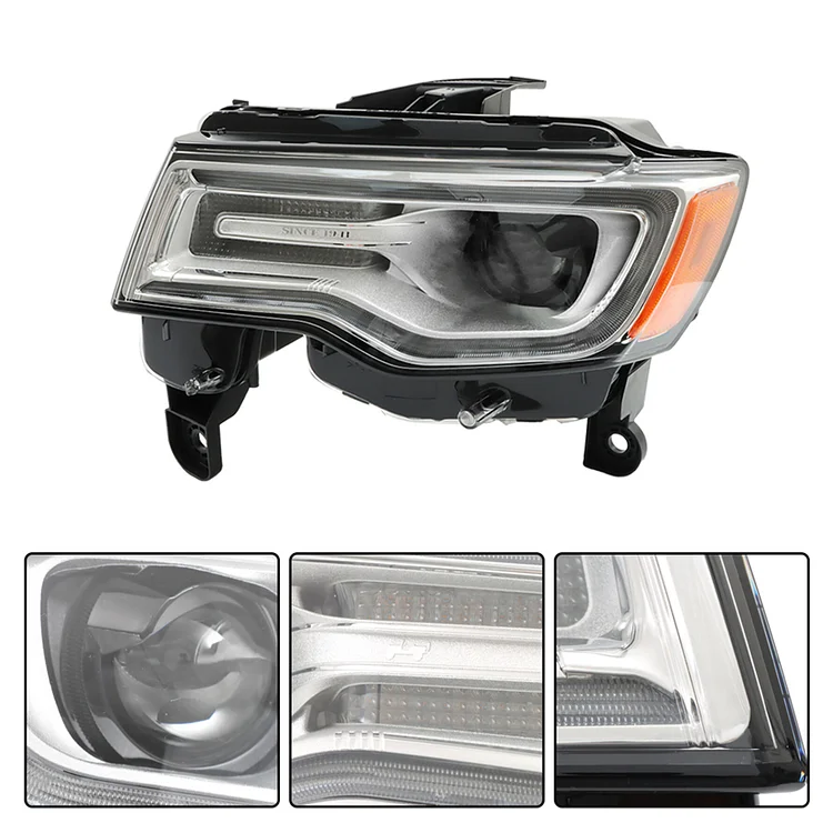 SEBLAFF Headlight Assembly Left Headlamp Replacement for 2019-2021 Grand Cherokee 68289237AH