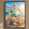 Diamond Painting -DIY Round Drill Openwork Pearl Ocean
