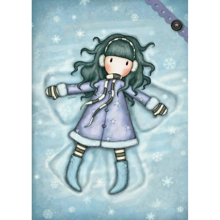 Gorjuss Doll - Full Round Drill Diamond Painting - 30x40cm(Canvas)
