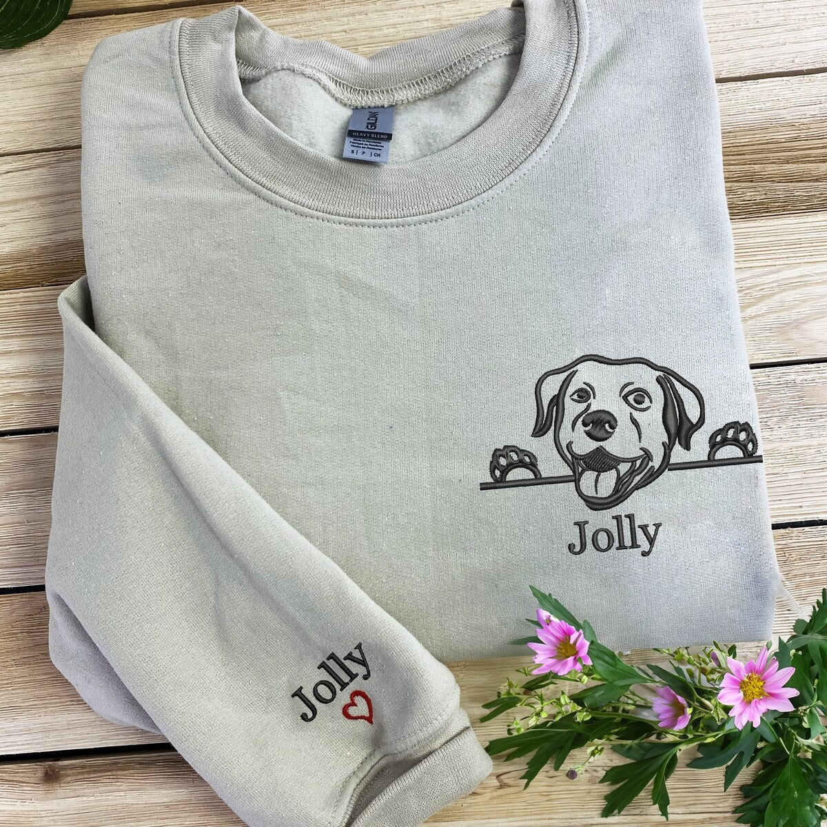 Custom Dog Portrait Sweatshirt 