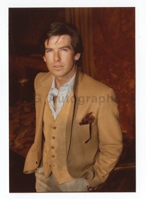 Pierce Brosnan - Candid Photo Poster paintinggraph by Peter Warrack - Previously Unpublished