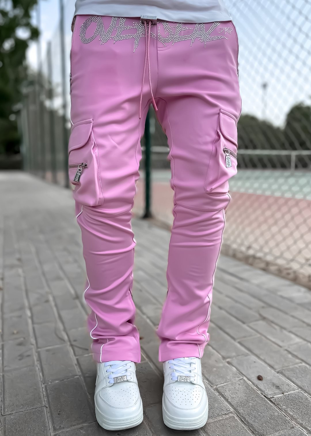 French Rose Overseaz Track Pants