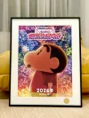 Shin-chan under Fireworks Decorative Painting - Crayon Shin-chan - Xingkong Studio