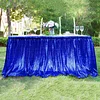 Shimmers Party Catering Table Cover 4/6/8/9/14ft Event Table Cloth 