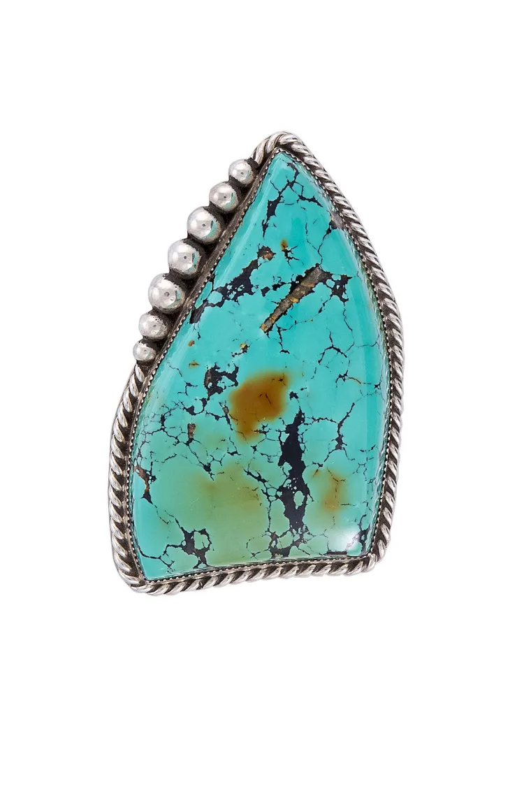 Ring, Turquoise, Single Stone, Hallmark, 683