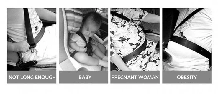 Metal Extend Car Seat Belt Buckle