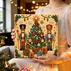 Christmas DIY Special Shape Diamond Painting Pearl Art With Inner Frame Kit 25x25cm(Christmas Tree)