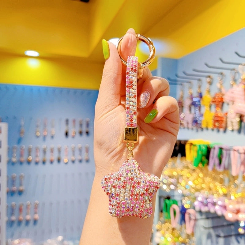 Cute Star Czech Diamond Women’s Keychain