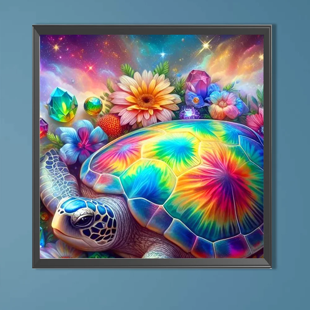Partial AB Diamond Painting - Full Round Drill - Sea Turtle(Canvas|45*45cm)