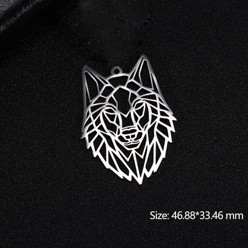 1 Piece 304 Stainless Steel Animal Pendant Jewelry Accessories