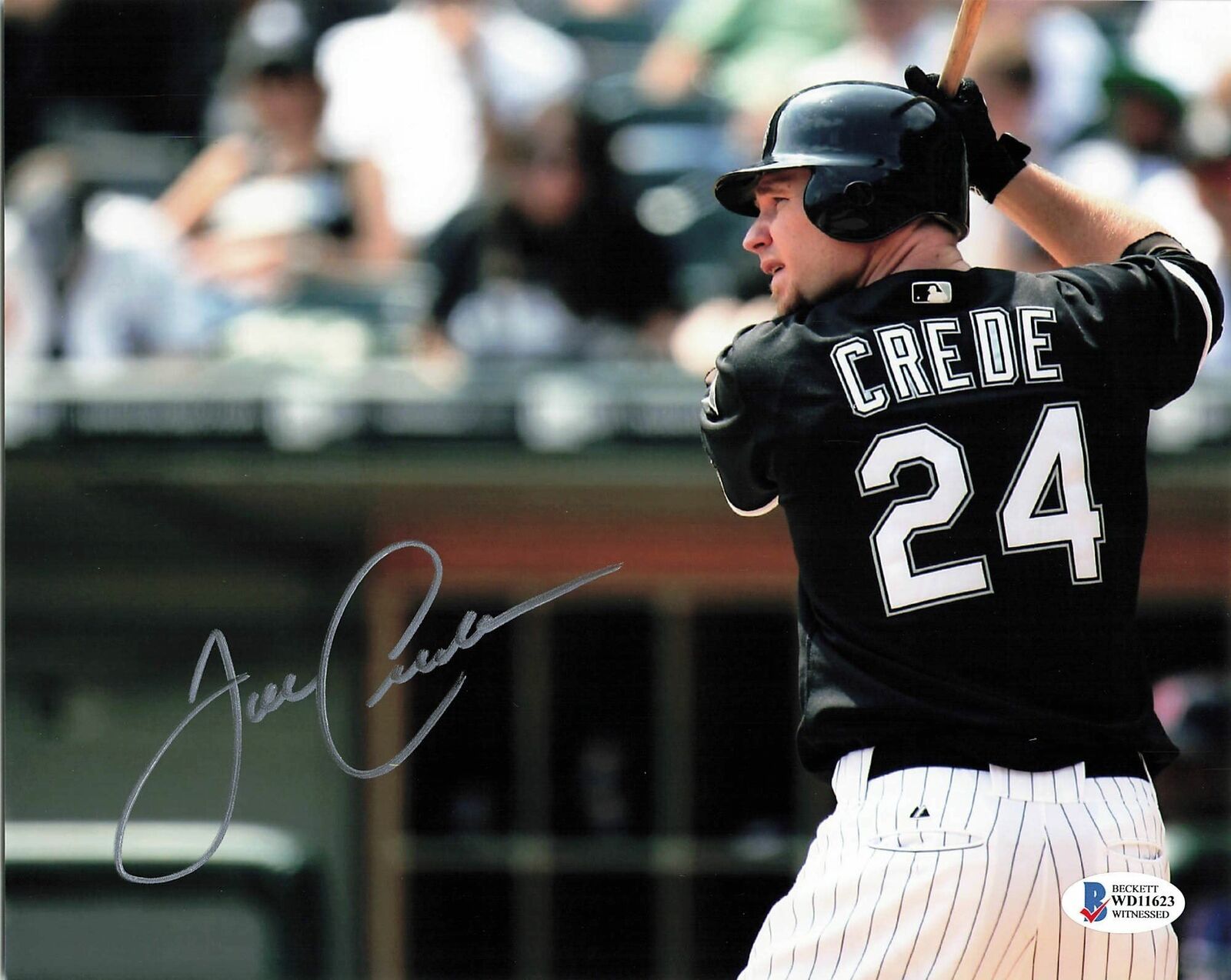 Joe Crede signed 8x10 Photo Poster painting Chicago White Sox BAS Beckett Autographed