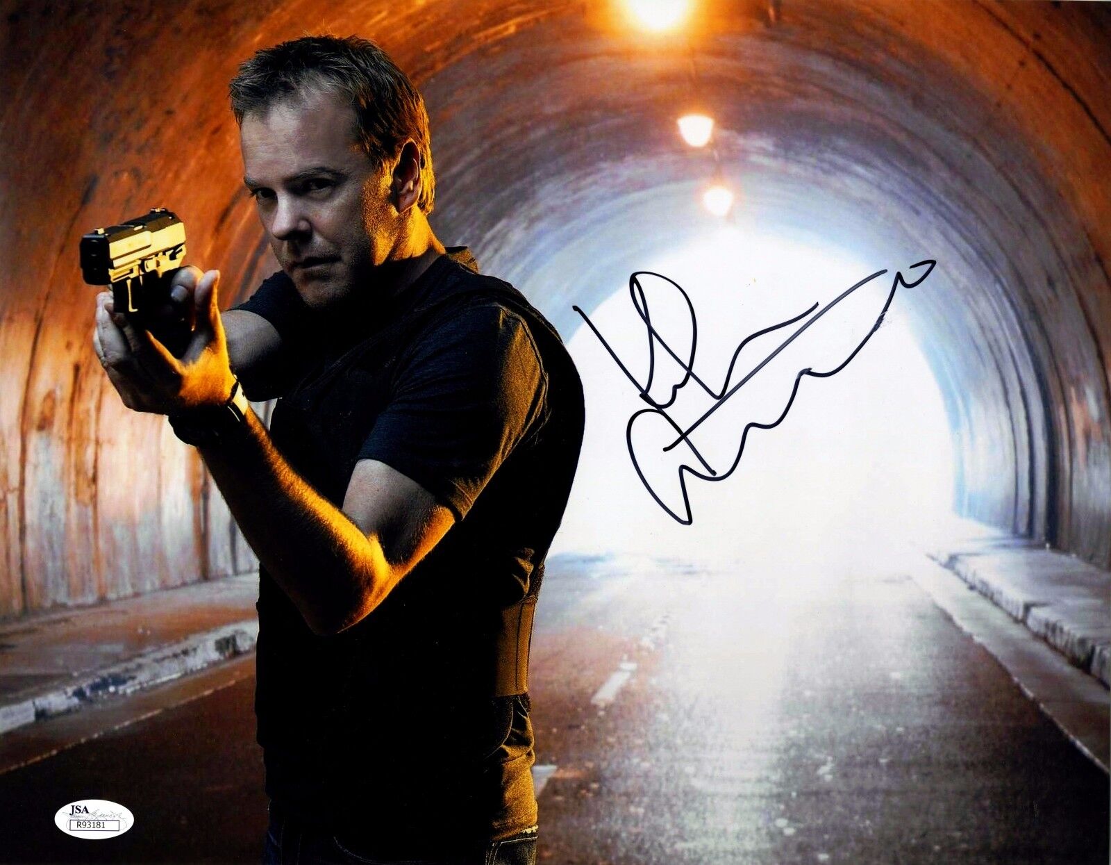 Kiefer Sutherland Signed 11x14 Photo Poster painting JSA COA Auto Autograph 24 Jack Bauer Glossy