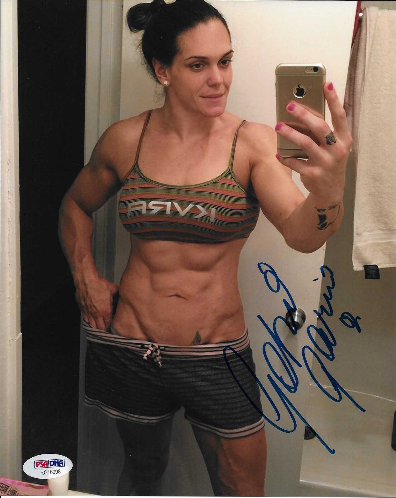 Gabi Garcia Signed Rizin FF MMA 8x10 Photo Poster painting PSA/DNA Jiu-Jitsu Picture Autograph F