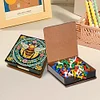 Bee Leather Diamond Painting Memo Pad Holder Mosaic Kit for Adults Beginners