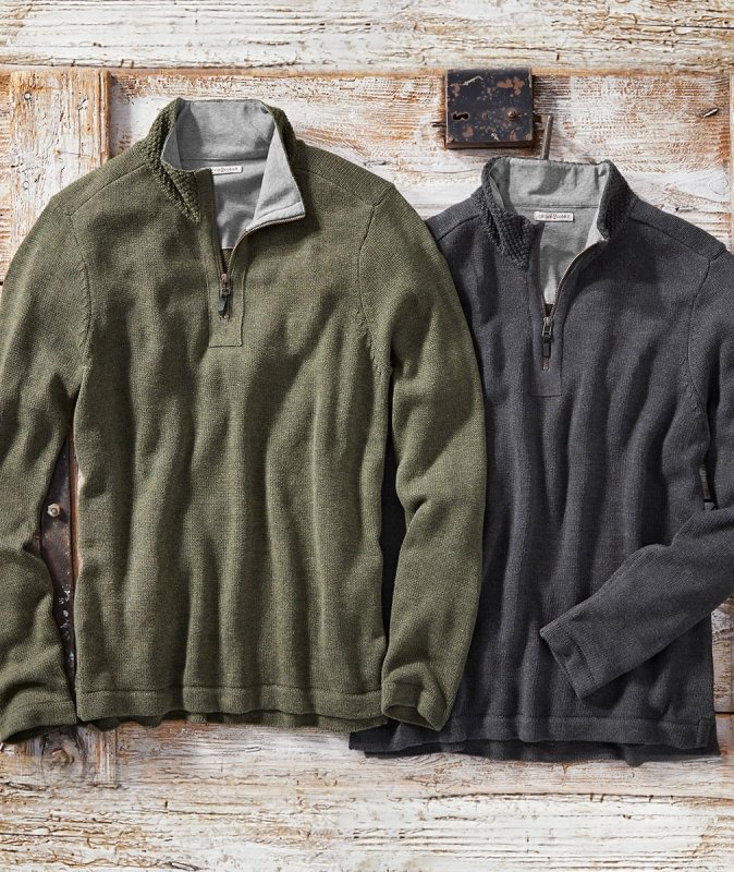 Men's Fashion Warm Long Sleeve Stand Collar Top