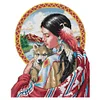 Indian Girl-14CT Stamped Cross Stitch Kit(36*42cm)