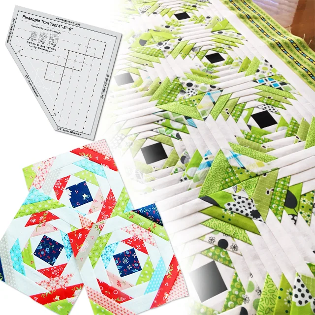 Pineapple pattern trimmer- Tablemat Template+Instructions