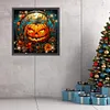 Funny Pumpkin Glass Painting-Paint by Numbers Acrylic Painting 40*40CM